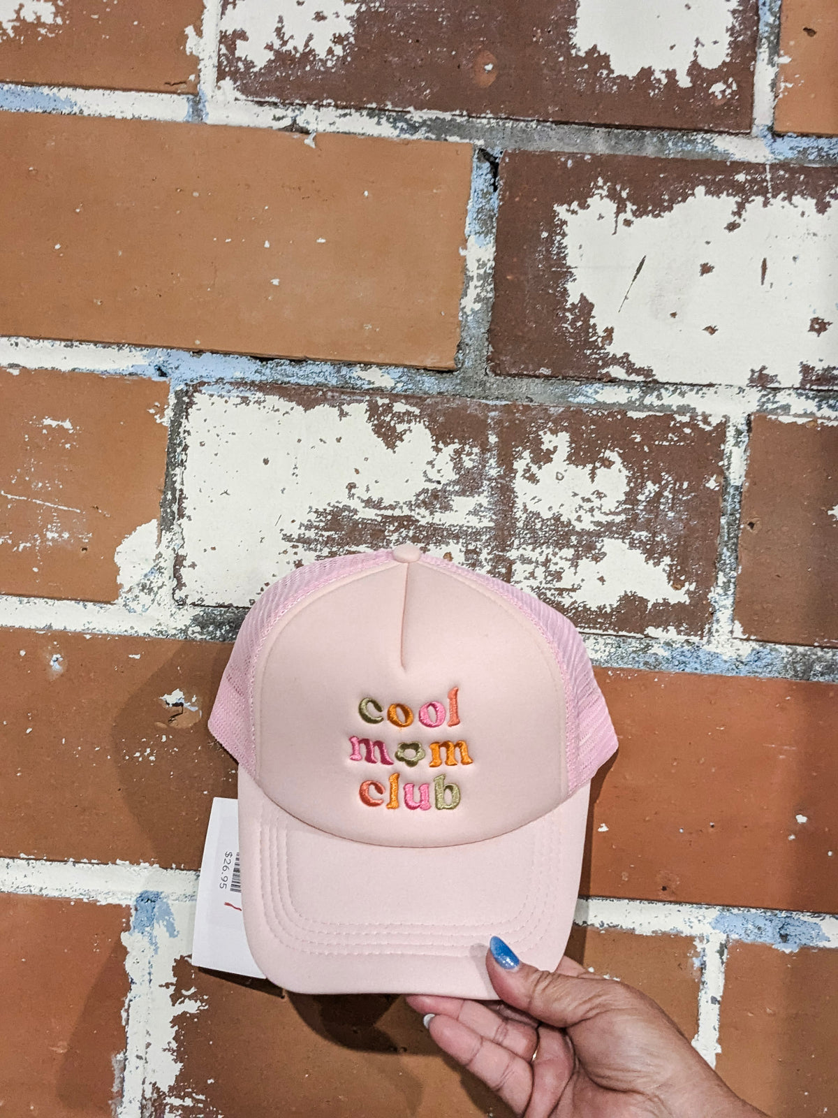 Cool Mom Club Trucker Hat - Pink