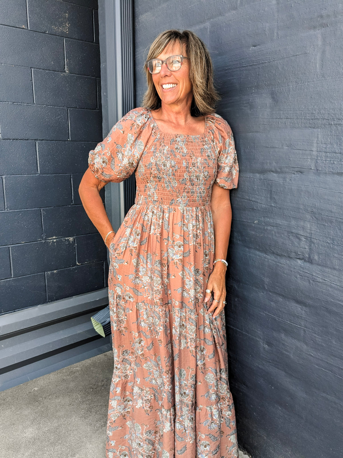 Indigo Maxi Dress - Sahara Whisper