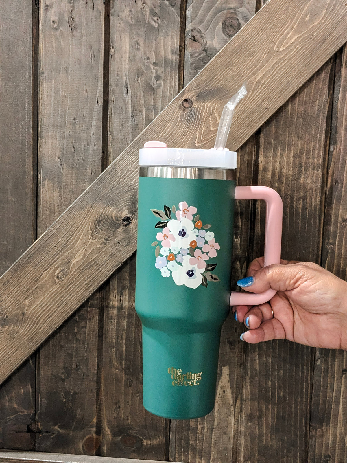 Bloom Bouquet 40 oz. Tumbler - Jade